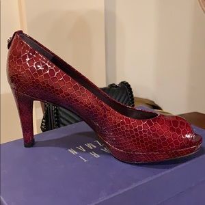 Red python heel